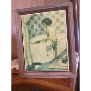 vintage Framed Tile Print produced by Kimberly Enterprises.